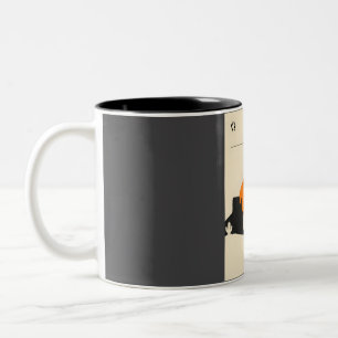 Monument valley vintage minimal book cover travel Two-Tone coffee mug