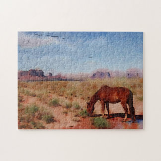 Monument Valley - Watercolor Jigsaw Puzzle