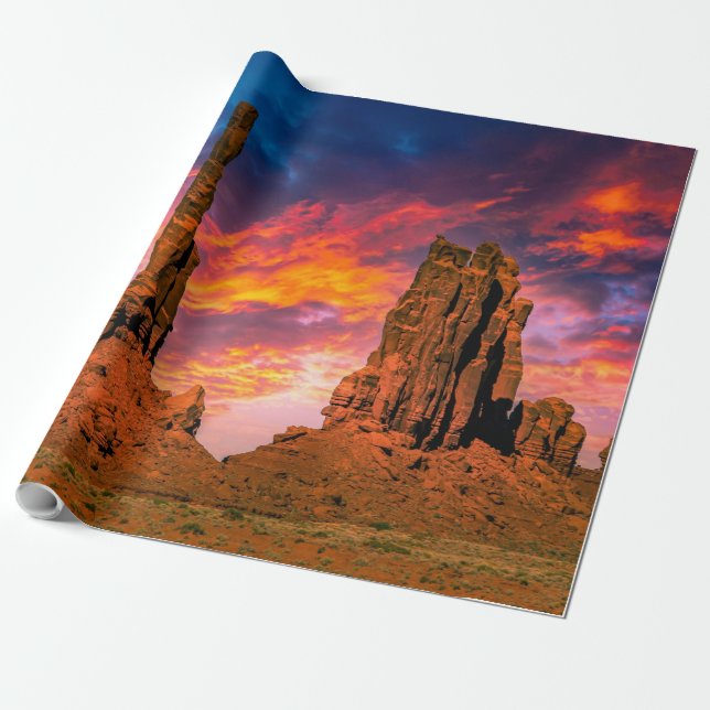 Monument Valley Wrapping Paper (Unrolled)