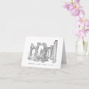 Monumental Arch, Palmyra, Syria Card