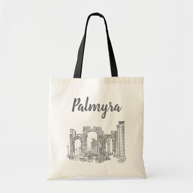 Monumental Arch, Palmyra, Syria Tote Bag (Front)