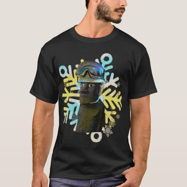 Monumental Skier T-Shirt (Front)