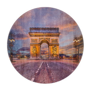 Monuments   Arc de Triomphe, Paris France Cutting Board