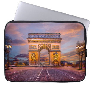 Monuments Arc de Triomphe, Paris France Laptop Sleeve