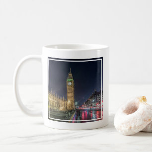 Monuments Big Ben at Night Coffee Mug
