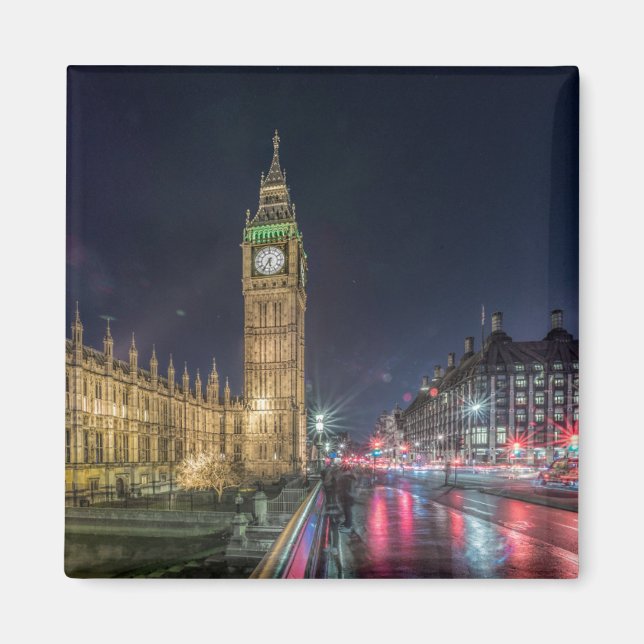 Monuments | Big Ben at Night Magnet (Front)