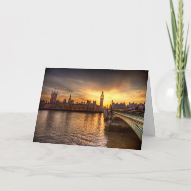 Monuments | Big Ben & Houses of Parliament Card (Front)