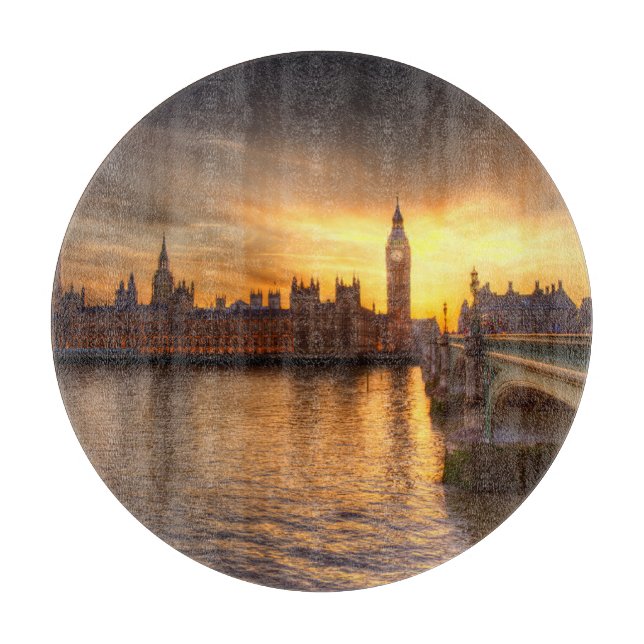 Monuments | Big Ben & Houses of Parliament Cutting Board (Front)