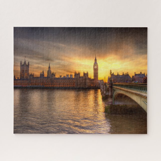 Monuments | Big Ben & Houses of Parliament Jigsaw Puzzle (Horizontal)