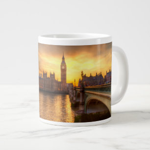 Monuments Big Ben & Houses of Parliament Large Coffee Mug