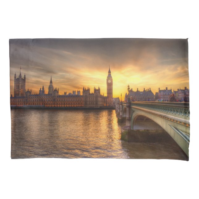 Monuments | Big Ben & Houses of Parliament Pillowcase (Front)