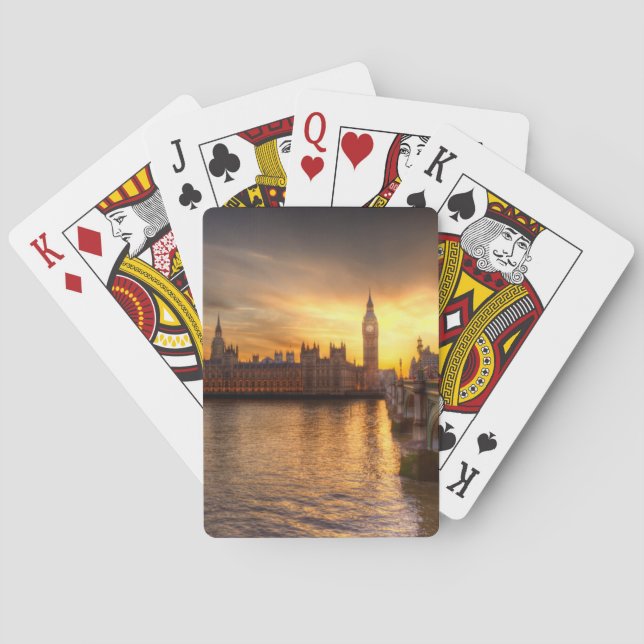 Monuments | Big Ben & Houses of Parliament Playing Cards (Back)
