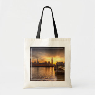 Monuments Big Ben & Houses of Parliament Tote Bag