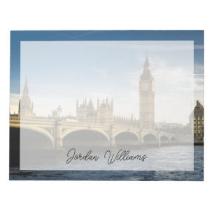 Monuments Big Ben, London England Notepad