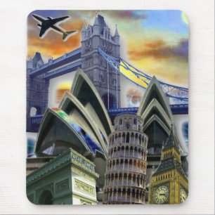 Monuments Collage Mousepad