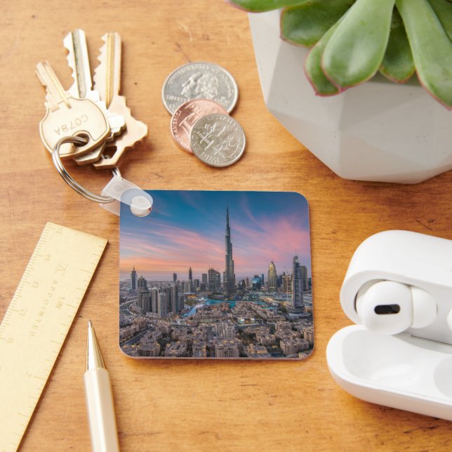 Monuments | Dubai Cityscape Key Ring (Desk)