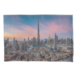 Monuments   Dubai Cityscape Pillowcase