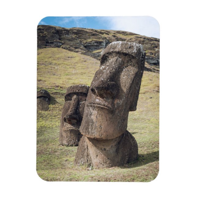 Monuments | Easter Island, Chile Magnet (Vertical)