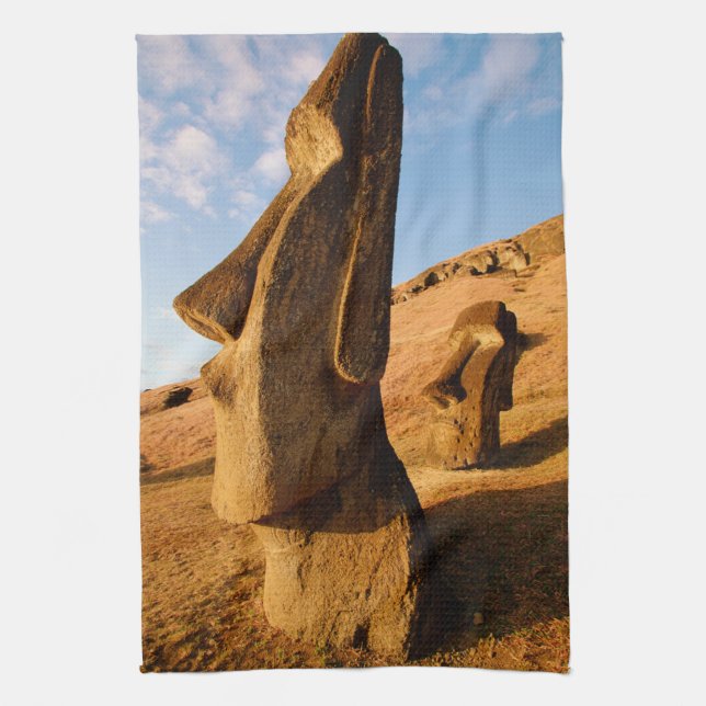 Monuments | Easter Island Tea Towel (Vertical)