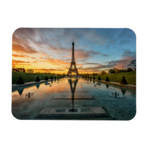 Monuments   Eiffel Tower Sunrise Magnet