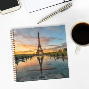 Monuments   Eiffel Tower Sunrise Notebook