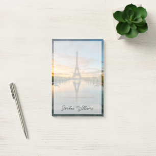 Monuments   Eiffel Tower Sunrise Post-it Notes