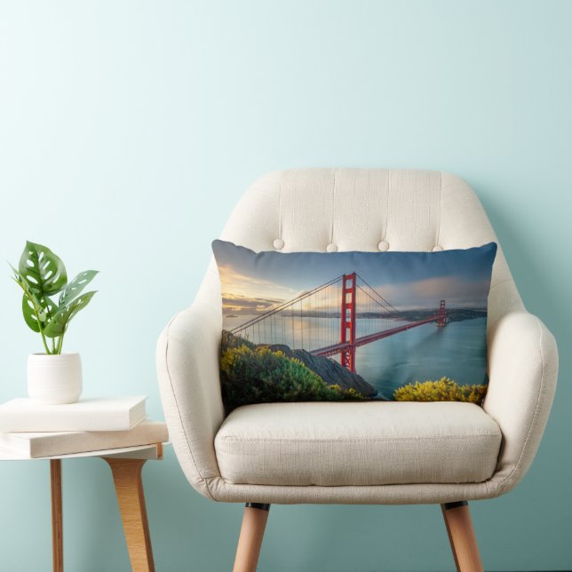 Monuments | Golden Gate San Francisco Lumbar Cushion (Chair)