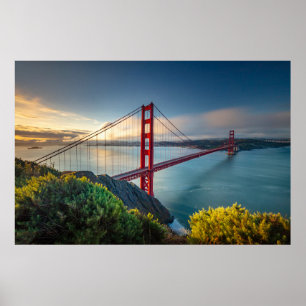 Monuments   Golden Gate San Francisco Poster