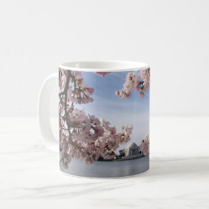Monuments   Jefferson Memorial Cherry Blossoms Coffee Mug