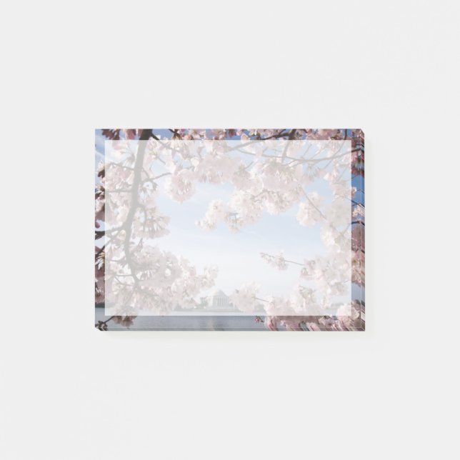 Monuments | Jefferson Memorial Cherry Blossoms Post-it Notes (Front)