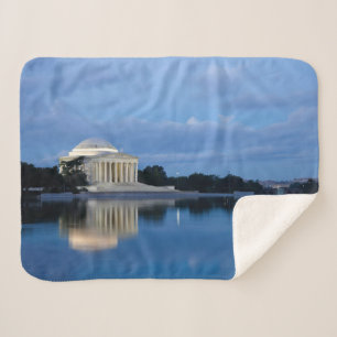 Monuments   Jefferson Memorial Sherpa Blanket