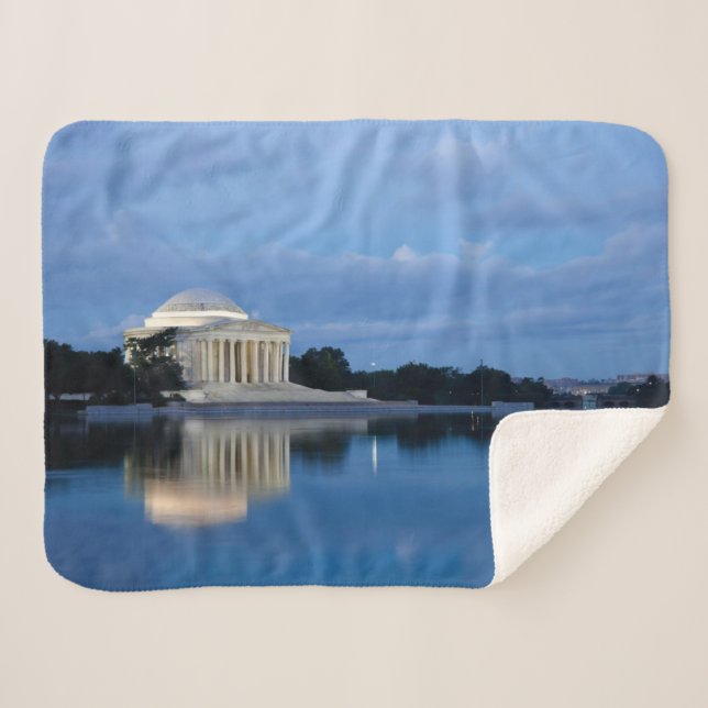 Monuments | Jefferson Memorial Sherpa Blanket (Front (Horizontal))