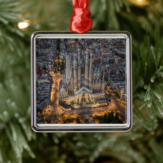 Monuments | La Sagrada Familia Metal Tree Decoration (Tree)