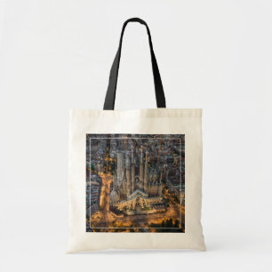 Monuments La Sagrada Familia Tote Bag