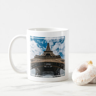 Monuments Looking Up at the Eiffel Tower Coffee Mug