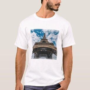 Monuments   Looking Up at the Eiffel Tower T-Shirt