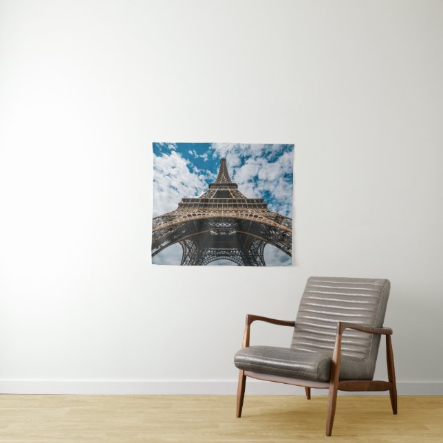 Monuments | Looking Up at the Eiffel Tower Tapestry (In Situ (Horizontal))