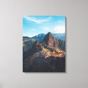 Monuments Machu Picchu, Peru Canvas Print