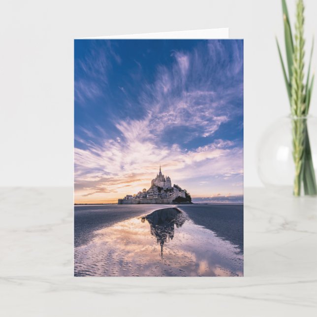 Monuments | Mont Saint-Michel, Normandy France Card (Front)