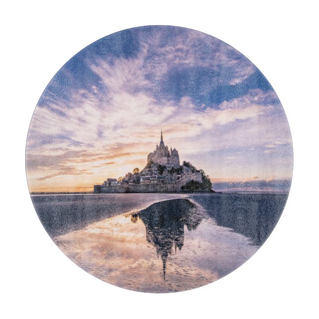 Monuments | Mont Saint-Michel, Normandy France Cutting Board (Front)