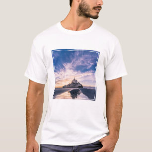 Monuments Mont Saint-Michel, Normandy France T-Shirt