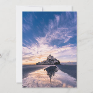 Monuments   Mont Saint-Michel, Normandy France Thank You Card