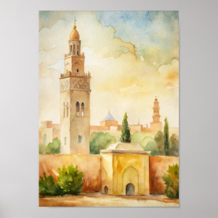 Monuments of Meknès city Poster