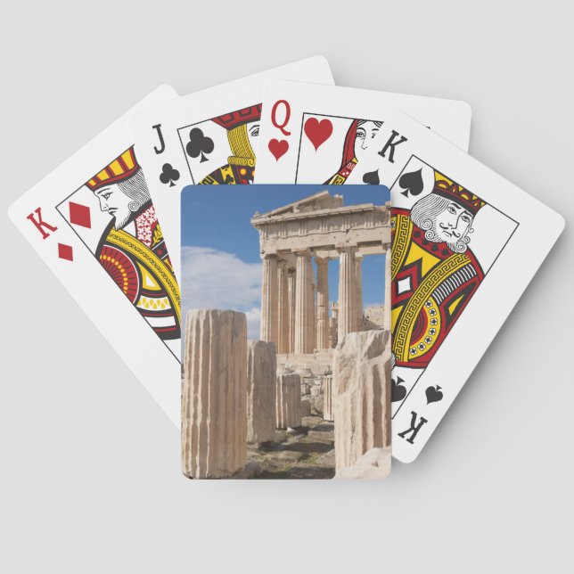 Monuments | Parthenon Acropolis Athens Greece Playing Cards (Back)