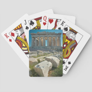 Monuments Parthenon Athens, Greece Playing Cards