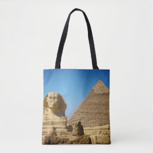 Monuments   Sphinx & Pyramid of Egypt Tote Bag