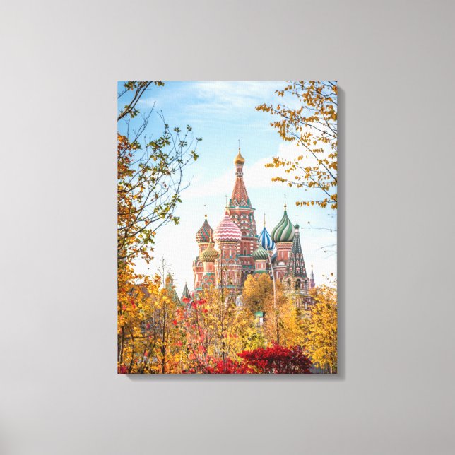 Monuments | St. Basil's Cathedral Moscow Canvas Print (Front)