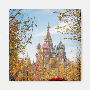 Monuments St. Basil's Cathedral Moscow Magnet
