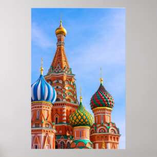 Monuments   St. Basil's Cathedral, Moscow Poster