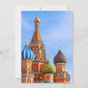 Monuments   St. Basil's Cathedral, Moscow Thank You Card